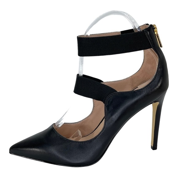 Rachel Zoe Jade Black Nappa Leather Womens Pumps Size 8M - Picture 2 of 12